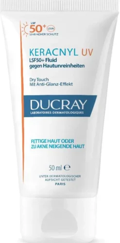 Ducray Keracnyl Uv 50+ 50 ml Fluid