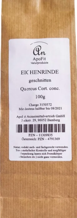 Eichenrinde Geschnitten 100 G