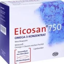 Eicosan 750 Omega 3 Konzentrat Kapseln 240 Kapseln