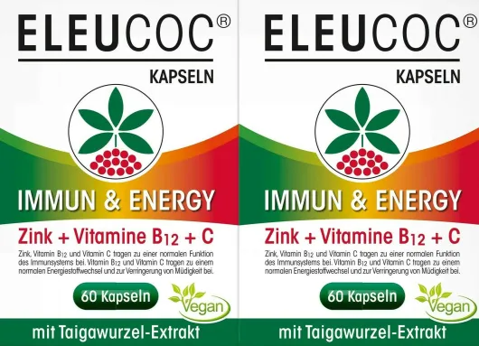 Eleucoc Immun & Energy 2 x 60 Kapseln