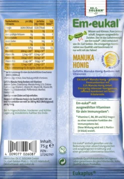 Em - Eukal Immun Stark Manuka Honig 75 G Beutel