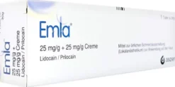 Emla 25 mg je g + 25 mg je g 30 g Creme