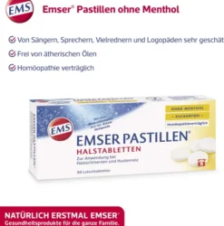 Emser Pastillen ohne Menthol zuckerfrei 30 Stück