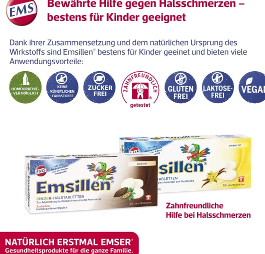 Emsillen Kinder 20 Halstabletten