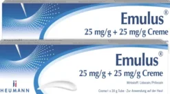 Emulus 25 mg je g+25 mg je g Creme 2 x 30 g Creme
