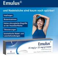 Emulus 25 mg je g plus 25 mg je g Creme 30 g