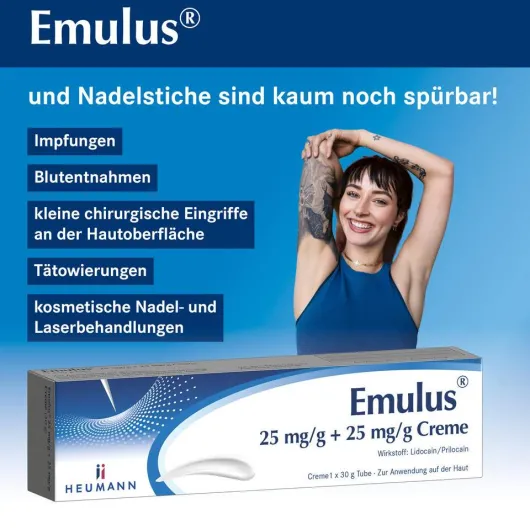 Emulus 25 mg je g plus 25 mg je g Creme 30 g
