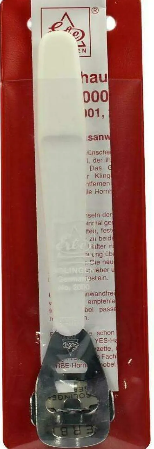 Erbe 1 Hornhauthobel 2000 14,4 cm Verchromt