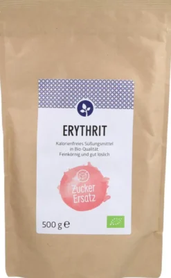 Erythrit Bio Zuckerersatz Feinkörnig 500 G Pulver