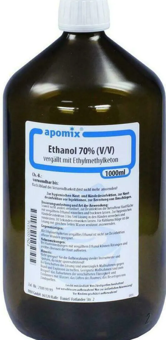 Ethanol 70% 1 L Flüssigkeit