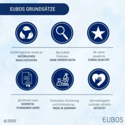 Eubos Fest Blau unparfümiert 125 g Seife