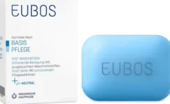 Eubos Fest Blau unparfümiert 125 g Seife