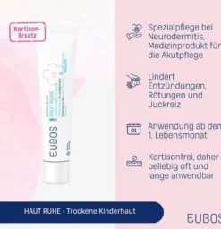 Eubos Kinder Haut Ruhe Ectoakut Forte 7 % Ectoin 30 ml Creme
