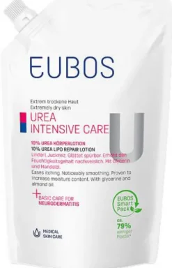 Eubos Urea Intensive Care 10 % Körperlotion 400 ml Nachfüllbeutel
