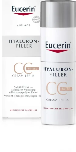 Eucerin Anti Age Hyaluron Filler CC Cream mittel 50 ml Creme
