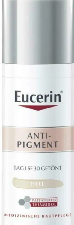 Eucerin Anti-Pigment Tagespflege Getönt hell 50 ml Creme + gratis Eucerin Anti - Pigment Dual Serum Mini 7 ml