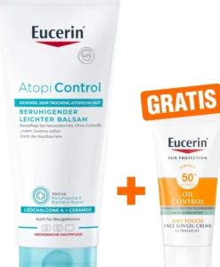Eucerin AtopiControl Balsam 200 ml + gratis Eucerin Sun Gel-Creme Oil Control 20 ml