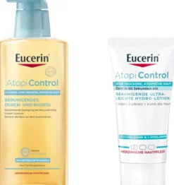 Eucerin AtopiControl Dusch und Badeöl 400 ml + gratis AtopiControl Hydro-Lotion 20 ml