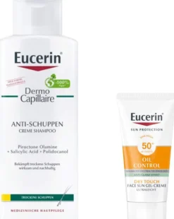 Eucerin Dermo Capillaire Anti - Schuppen Creme Shampoo 250 ml + gratis Eucerin Sun Gelcreme Oil Control 20 ml