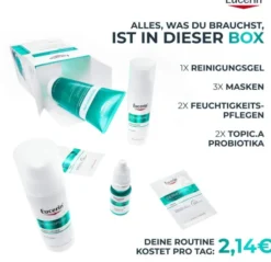 Eucerin DermoPure Clinical Probiom 8 Routine-Set 1 Stück + gratis Eucerin Sun Gel - Creme Oil Control 20 ml