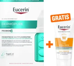 Eucerin DermoPure Clinical Probiom 8 Routine-Set 1 Stück + gratis Eucerin Sun Gel - Creme Oil Control 20 ml