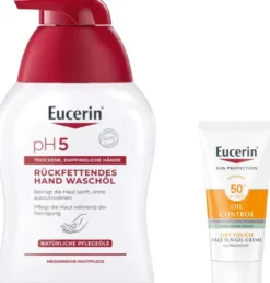 Eucerin pH5 Hand Wasch Öl 250ml + gratis Eucerin Sun Gel-Creme Control 20 ml