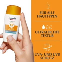 Eucerin Sun Hydro Protect Face Sun Fluid LSF 50+ 50 ml