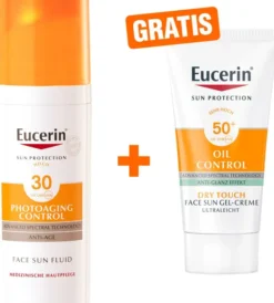 Eucerin Sun Photoaging Control Face Fluid LSF 30 + gratis Sun Gel-Creme Oil Control 20 ml
