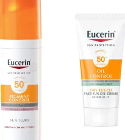 Eucerin Sun Pigment Control LSF50+ 50 ml Fluid + gratis Sun Gel-Creme Oil Control LSF50+ 20 ml