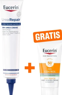 Eucerin UreaRepair Plus 30% Intensiv 75 ml Creme + gratis Eucerin Sun Gel-Creme Oil Control 20 ml