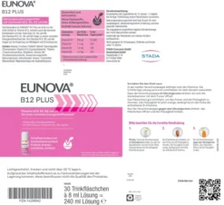 Eunova B12 Plus 30 x 8 ml Trinkfläschchen