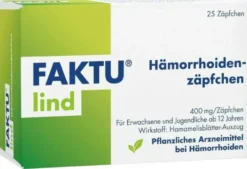 Faktu lind Hämorrhoidenzäpfchen 25 Stück