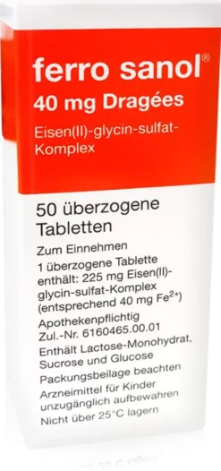 Ferro Sanol 50 Überzogene Tabletten