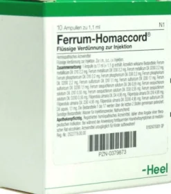 Ferrum Homaccord Ampullen 10 Ampullen