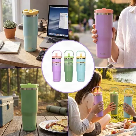 Flip-Becherglas Lila 800 ml