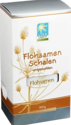 Flohsamen Schalen Ganz 500 G Pulver