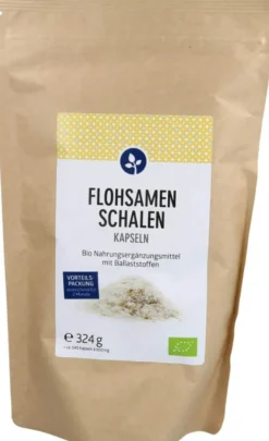 Flohsamenschalen 500 mg Bio 540 Kapseln