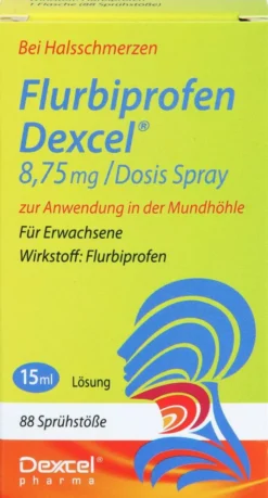 Flurbiprofen Dexcel 8,75 mg Dosierspray Mundhöhle
