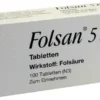 Folsan 5 mg 100 Tabletten