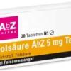 Folsäure Abz 5 mg 20 Tabletten