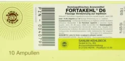 Fortakehl D 6 10 X 1 ml Ampullen