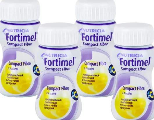 Fortimel Compact Fibre Vanille 8 X 4 X 125 ml Flüssigkeit