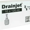 Freka Drainjet Fresenius 10 X 120 ml Kochsalzlösung 0,9%