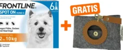 Frontline Spot On Hund S 2-10 kg 6 Pipetten + gratis Frontline Hundekotbeutelspender