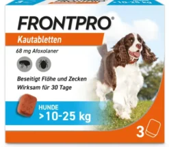 Frontpro 68 mg für Hunde 10-25 kg 3 Kautabletten