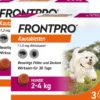 Frontpro 11,3 mg für Hunde 2 - 4 kg 2 x 3 Kautabletten