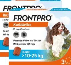 Frontpro 68 mg für Hunde 10-25 kg 2 x 3 Kautabletten