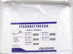 Frottee Spannbettbezug 100x200cm Mit Folie