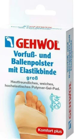 Gehwol Vorfuß- und Ballenpolster Mit Elastikbinde Groß 1 Stück