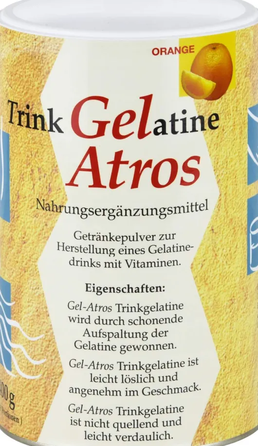Gel Atros Trinkgelatine Orange 400 G